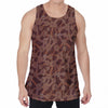 Aboriginal Indigenous Dot Pattern Print Men's Velvet Tank Top