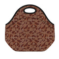 Aboriginal Indigenous Dot Pattern Print Neoprene Lunch Bag