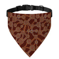 Aboriginal Indigenous Dot Pattern Print Over The Collar Dog Bandana