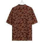 Aboriginal Indigenous Dot Pattern Print Rayon Hawaiian Shirt