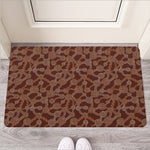 Aboriginal Indigenous Dot Pattern Print Rubber Doormat