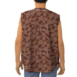 Aboriginal Indigenous Dot Pattern Print Sleeveless Baseball Jersey