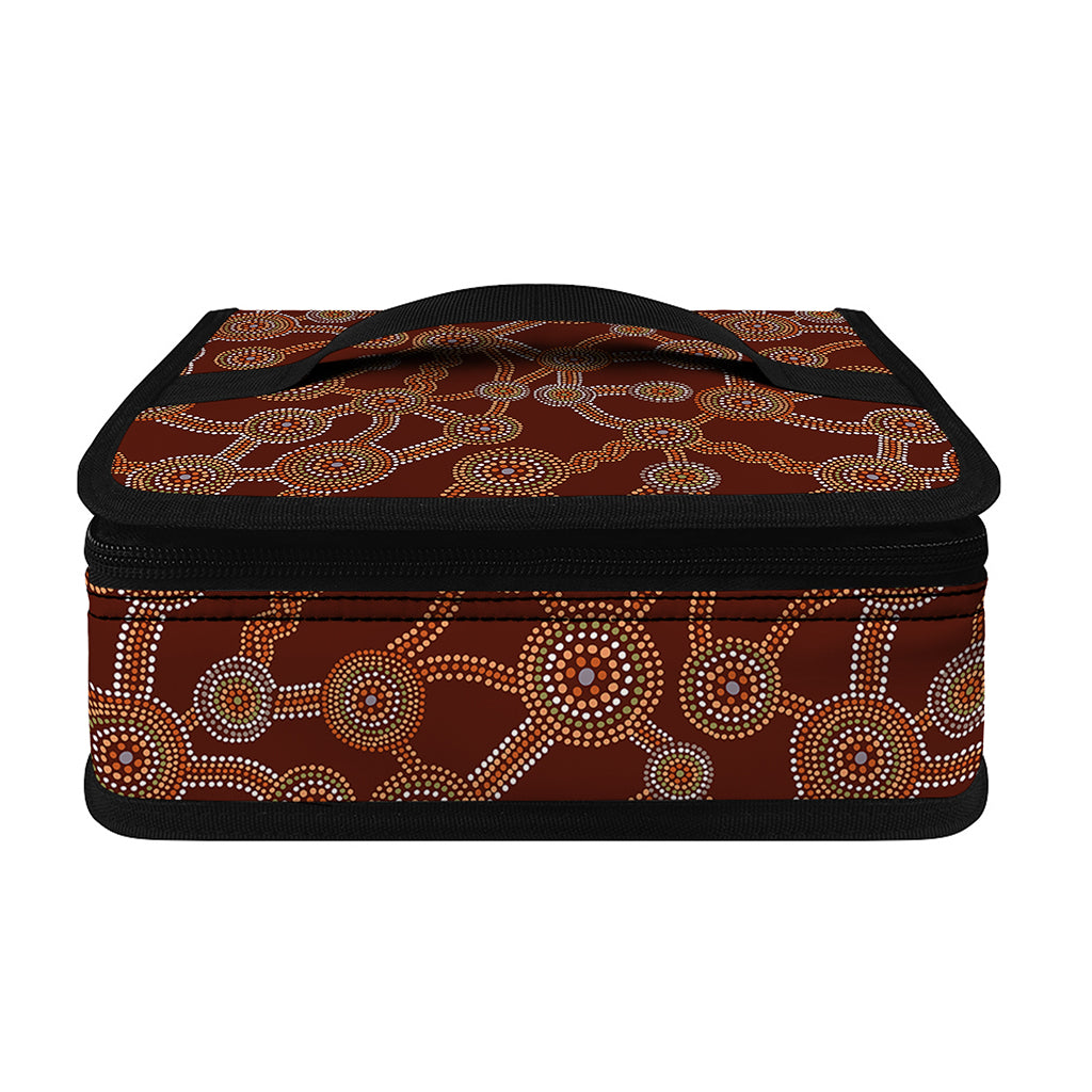 Aboriginal Indigenous Dot Pattern Print Small Lunch Bag