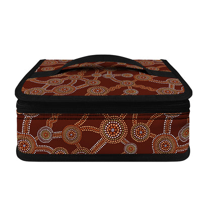 Aboriginal Indigenous Dot Pattern Print Small Lunch Bag