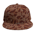 Aboriginal Indigenous Dot Pattern Print Snapback Cap
