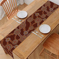 Aboriginal Indigenous Dot Pattern Print Table Runner