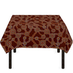 Aboriginal Indigenous Dot Pattern Print Tablecloth