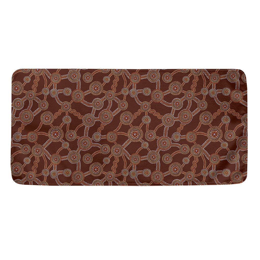 Aboriginal Indigenous Dot Pattern Print Towel