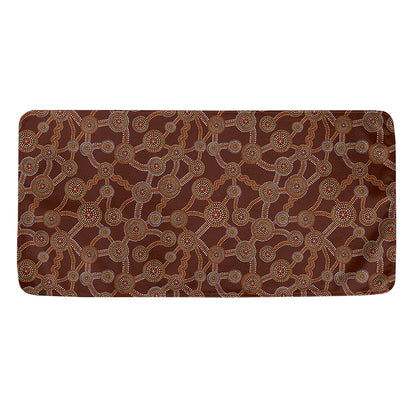 Aboriginal Indigenous Dot Pattern Print Towel
