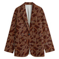 Aboriginal Indigenous Dot Pattern Print Women's Blazer