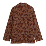 Aboriginal Indigenous Dot Pattern Print Women's Blazer