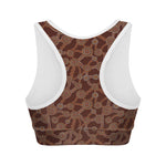 Aboriginal Indigenous Dot Pattern Print Women's Sports Bra