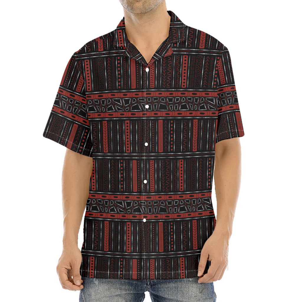 Aboriginal Indigenous Pattern Print Aloha Shirt