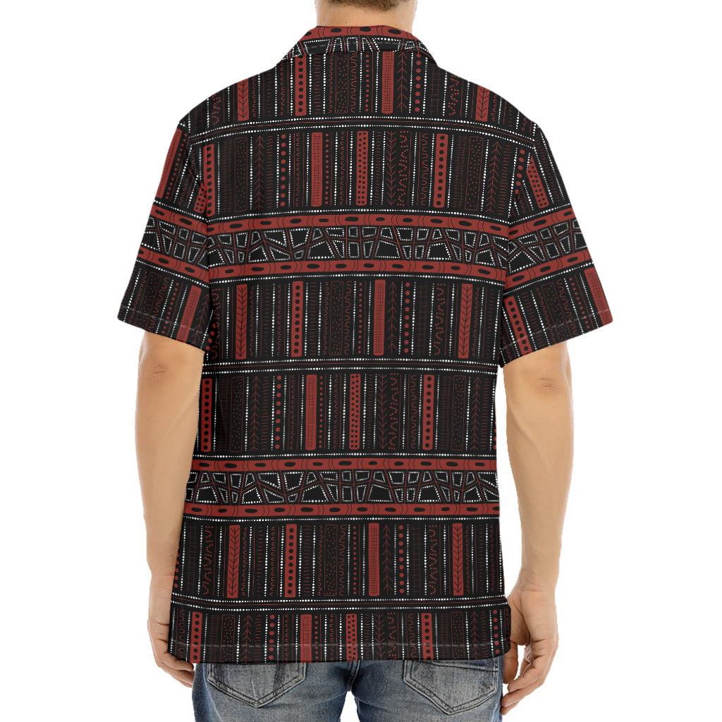 Aboriginal Indigenous Pattern Print Aloha Shirt
