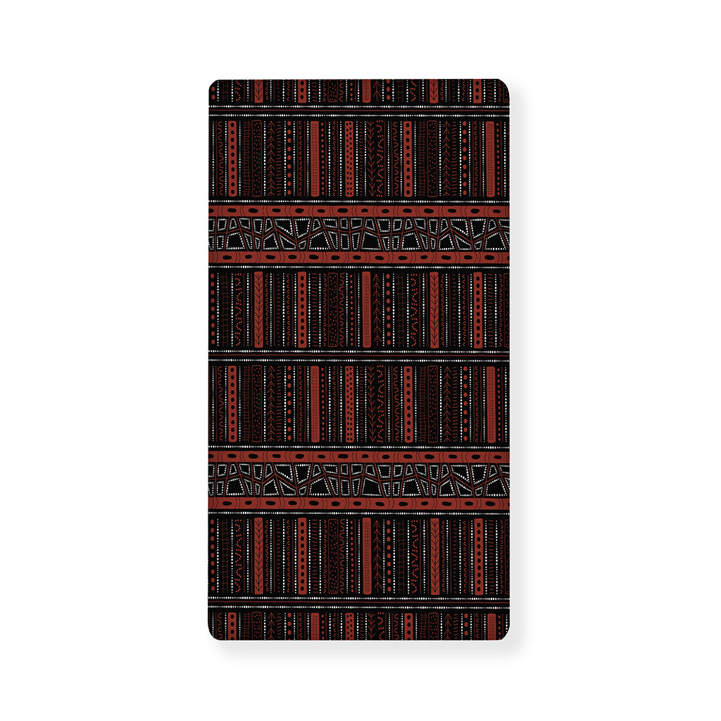 Aboriginal Indigenous Pattern Print Baby Crib Sheet