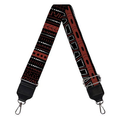Aboriginal Indigenous Pattern Print Bag Strap
