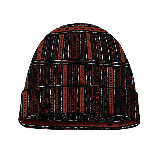 Aboriginal Indigenous Pattern Print Beanie