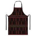 Aboriginal Indigenous Pattern Print Bib Apron With Pocket