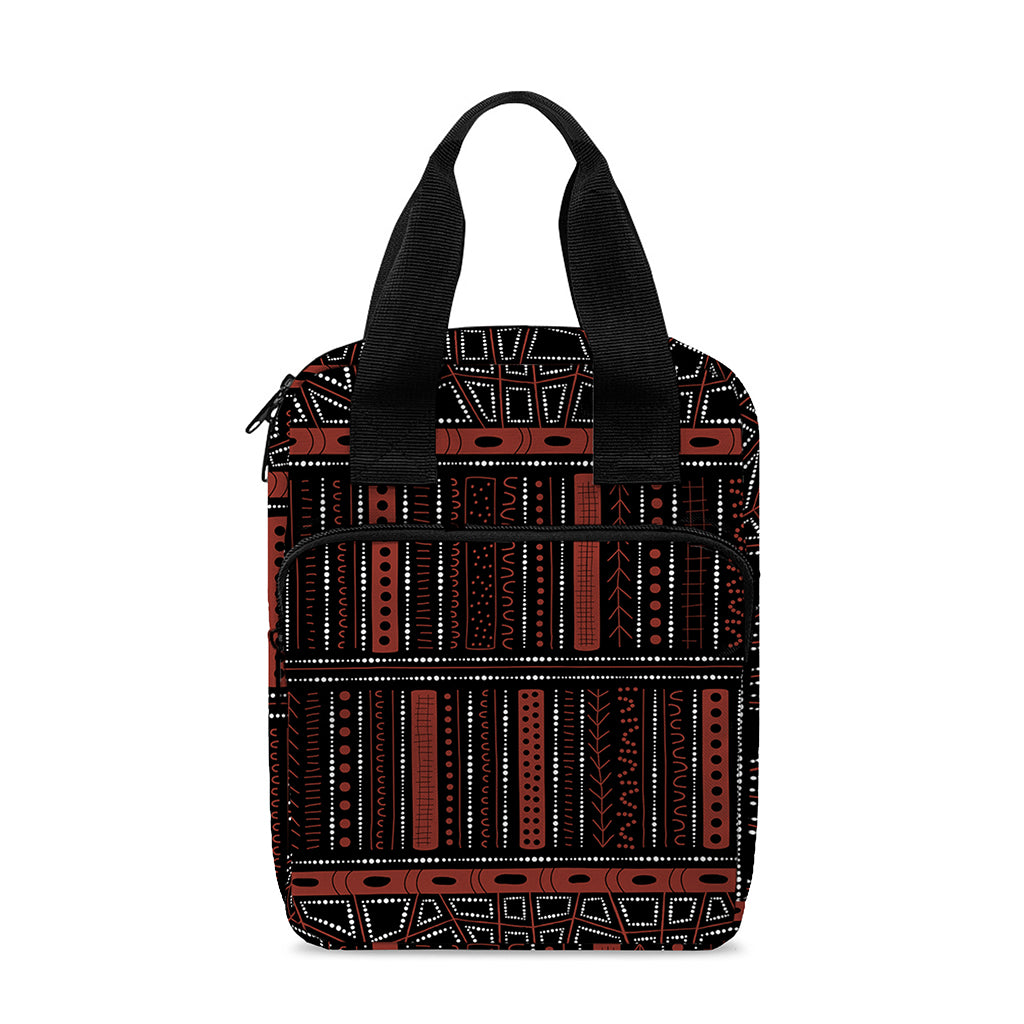 Aboriginal Indigenous Pattern Print Bible Tote Bag