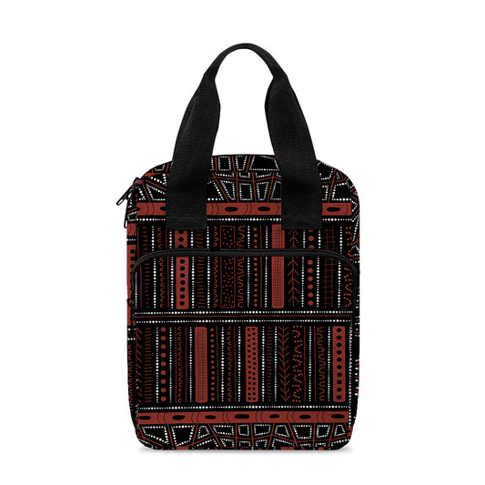 Aboriginal Indigenous Pattern Print Bible Tote Bag