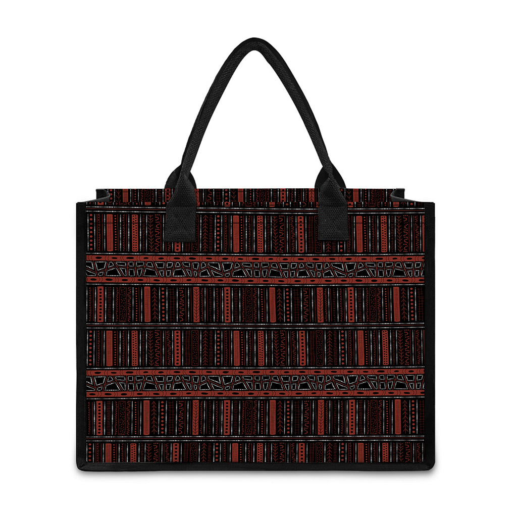 Aboriginal Indigenous Pattern Print Canvas Tote Bag