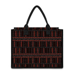 Aboriginal Indigenous Pattern Print Canvas Tote Bag