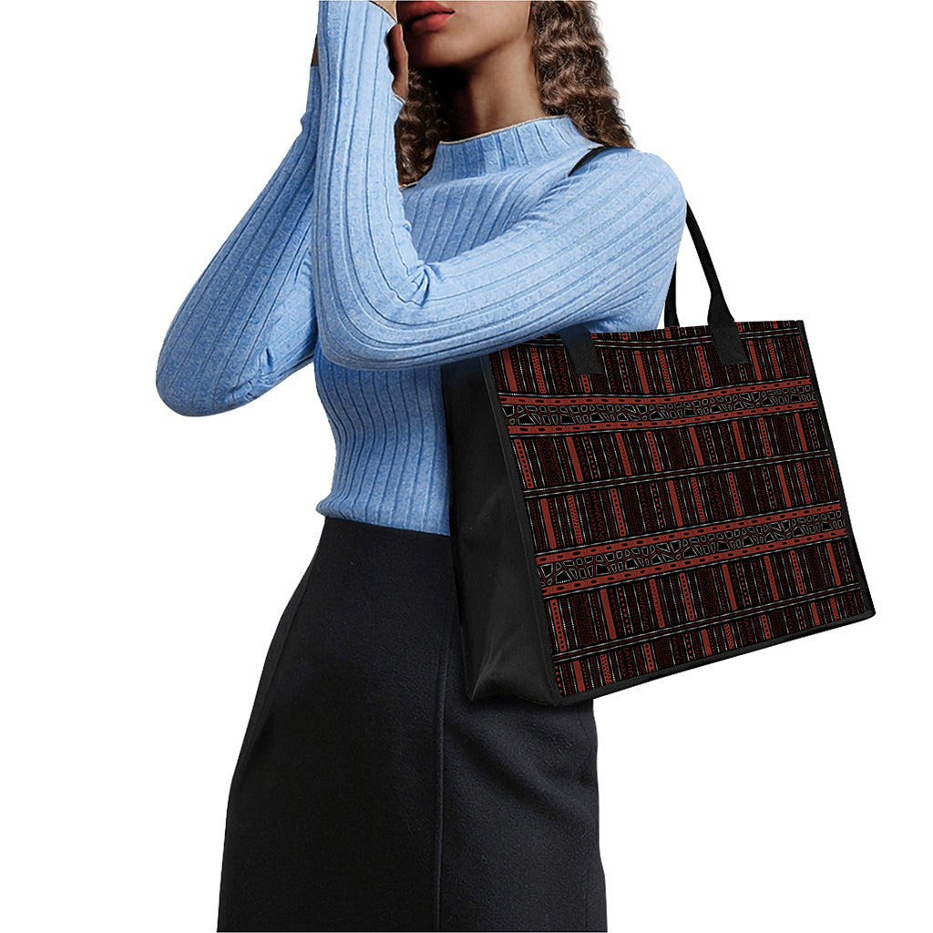 Aboriginal Indigenous Pattern Print Canvas Tote Bag
