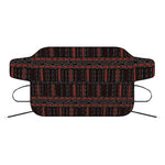 Aboriginal Indigenous Pattern Print Car Windshield Snow Cover