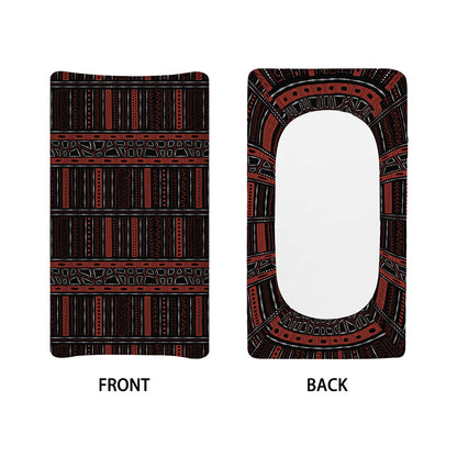 Aboriginal Indigenous Pattern Print Changing Pad Cover