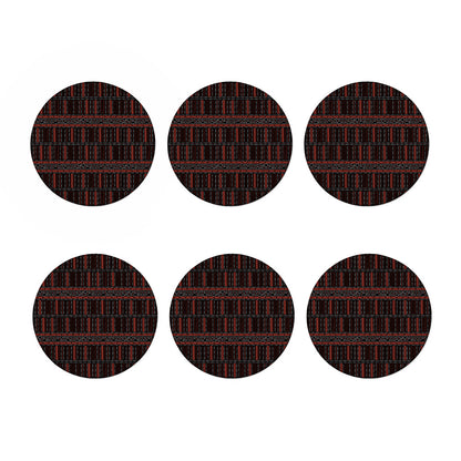 Aboriginal Indigenous Pattern Print Coaster Set
