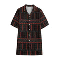 Aboriginal Indigenous Pattern Print Cotton Hawaiian Shirt
