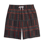Aboriginal Indigenous Pattern Print Cotton Shorts