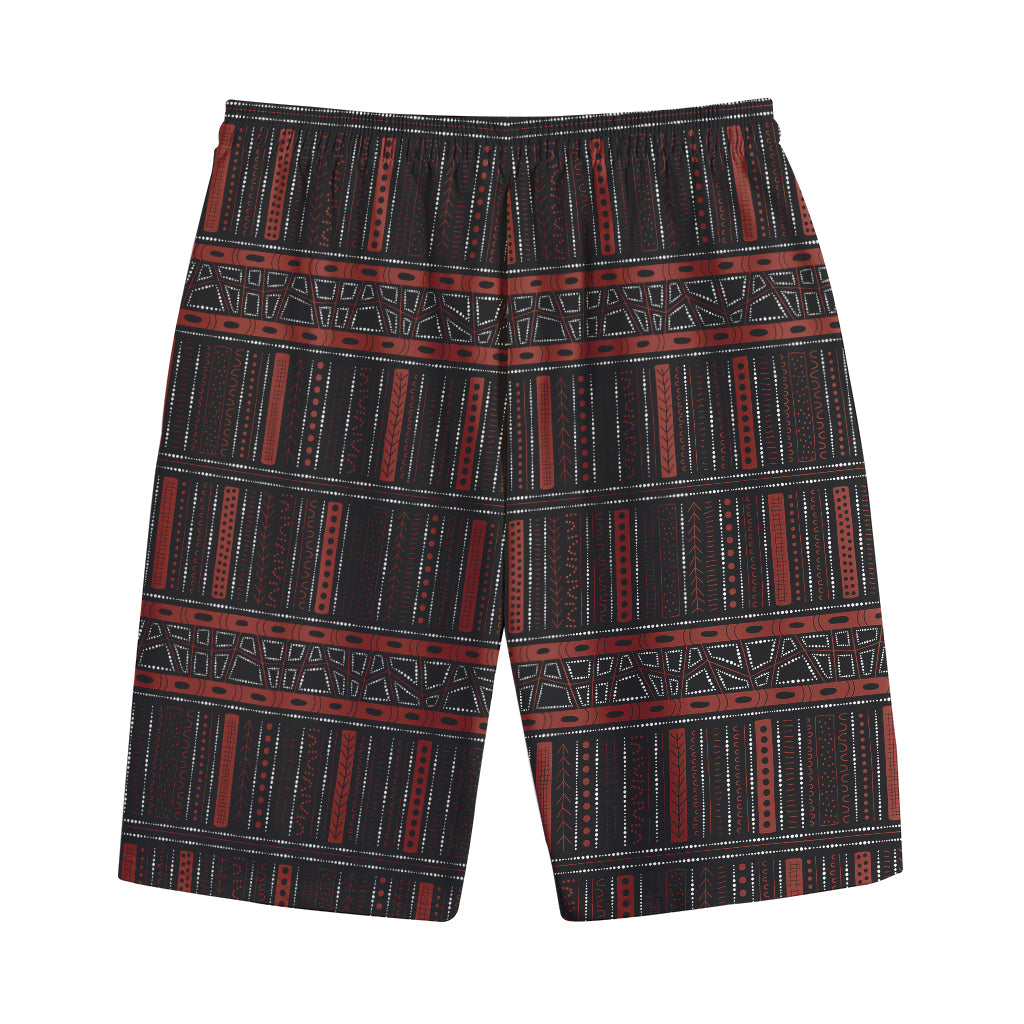 Aboriginal Indigenous Pattern Print Cotton Shorts