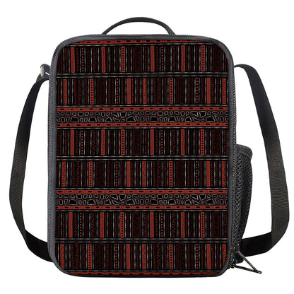 Aboriginal Indigenous Pattern Print Crossbody Lunch Bag