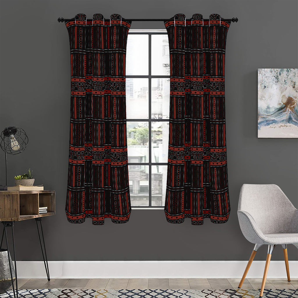 Aboriginal Indigenous Pattern Print Curtain
