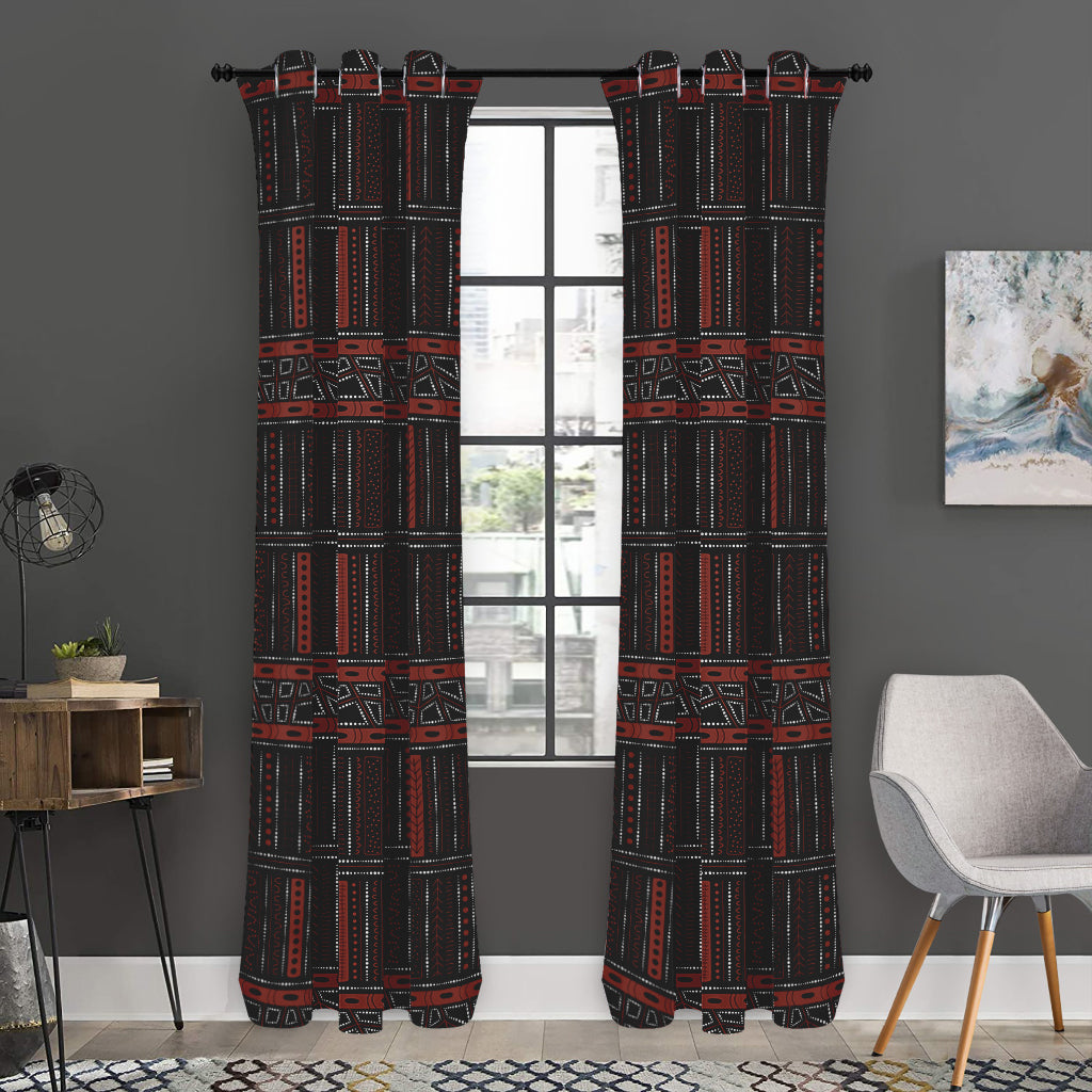Aboriginal Indigenous Pattern Print Curtain