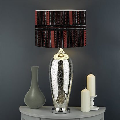 Aboriginal Indigenous Pattern Print Drum Lamp Shade