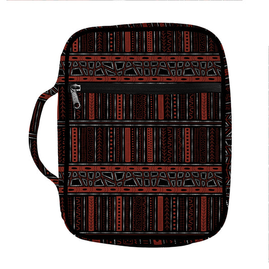 Aboriginal Indigenous Pattern Print Front Pocket Bible Bag
