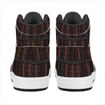 Aboriginal Indigenous Pattern Print High Top Leather Sneakers