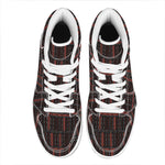 Aboriginal Indigenous Pattern Print High Top Leather Sneakers