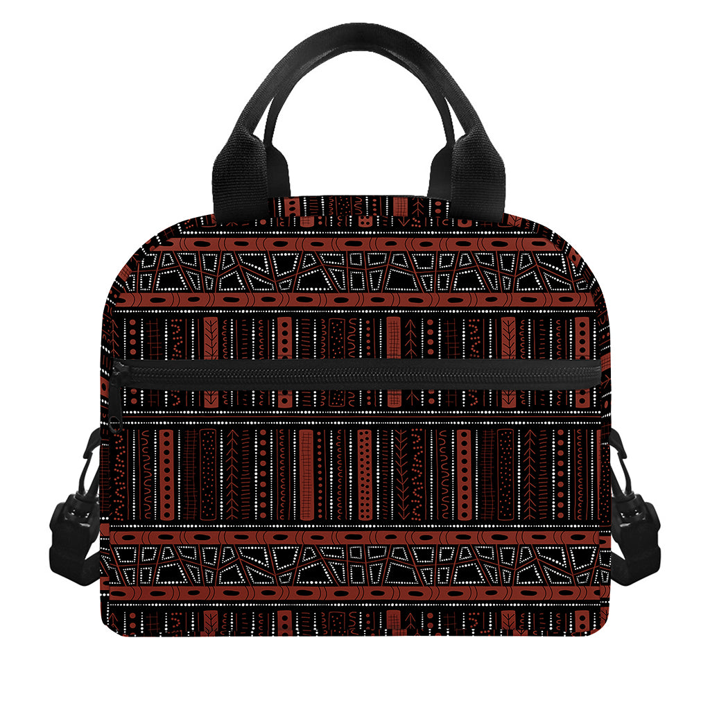 Aboriginal Indigenous Pattern Print Insulated Lunch Bag