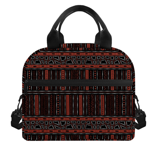 Aboriginal Indigenous Pattern Print Insulated Lunch Bag