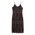 Aboriginal Indigenous Pattern Print Jersey Midi Cami Dress
