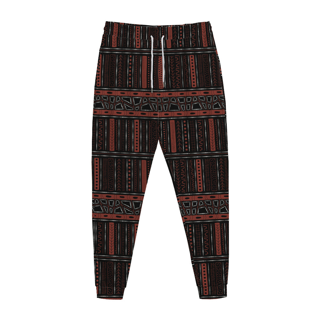 Aboriginal Indigenous Pattern Print Jogger Pants