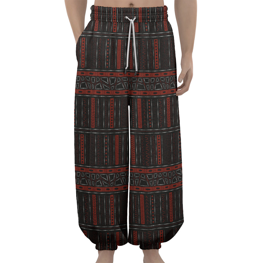 Aboriginal Indigenous Pattern Print Lantern Pants