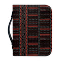 Aboriginal Indigenous Pattern Print Leather Bible Cover