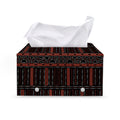 Aboriginal Indigenous Pattern Print Leather Tissue Box Cover