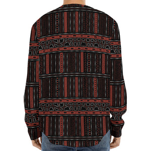 Aboriginal Indigenous Pattern Print Long Sleeve Baseball Jersey