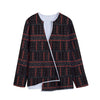 Aboriginal Indigenous Pattern Print Long Sleeve Short Coat