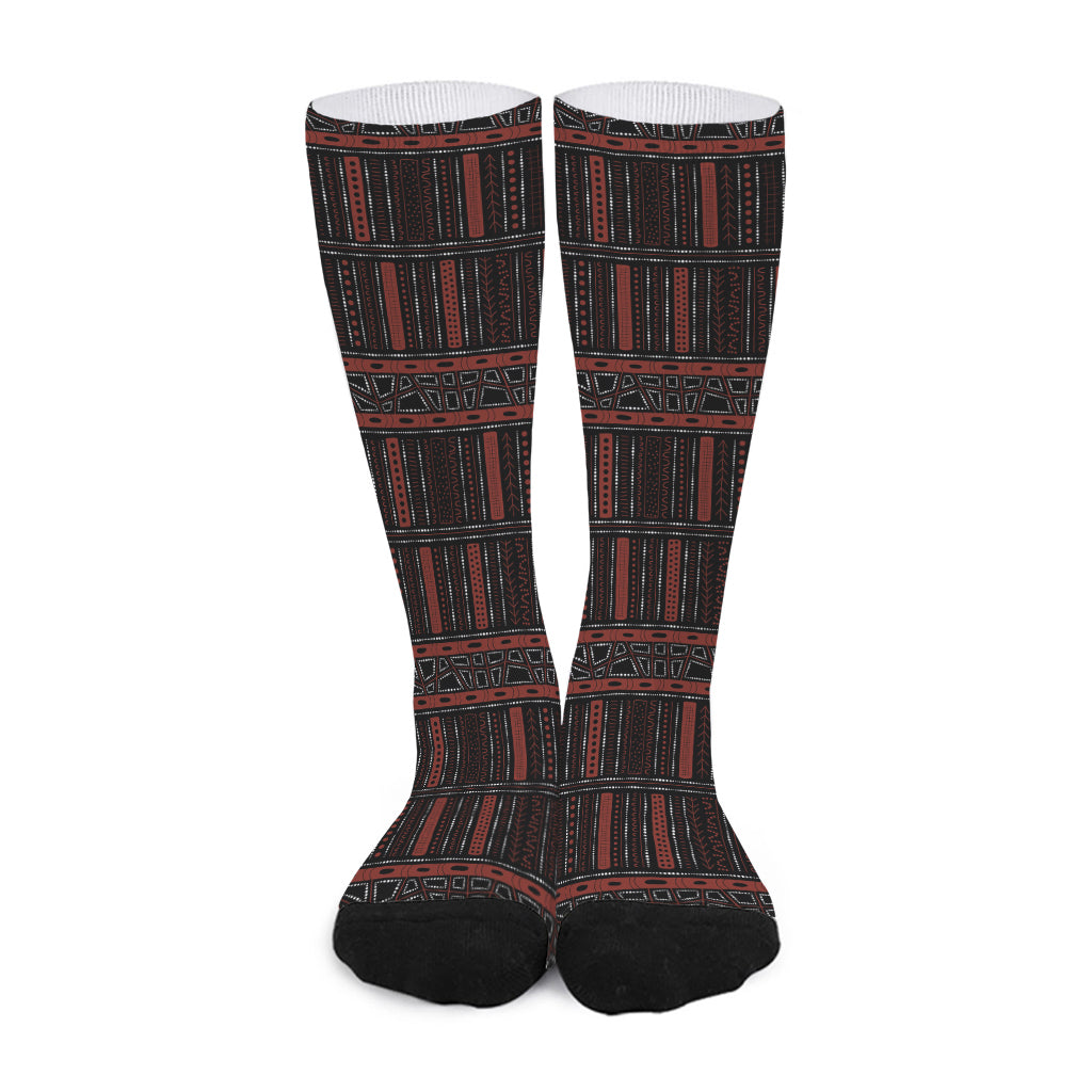 Aboriginal Indigenous Pattern Print Long Socks